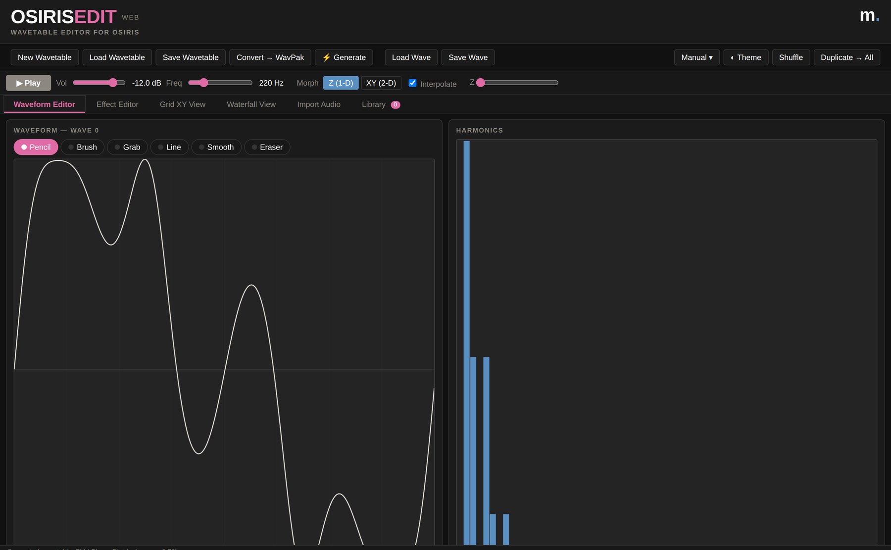 OsirisEdit Web running in a browser